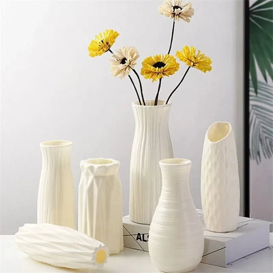 1pc Vaso nórdica moderna de plástico decorativo