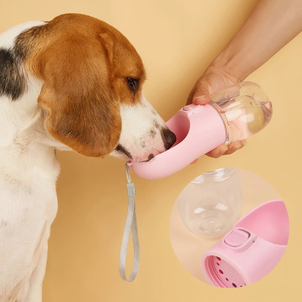 Garrafa de agua portátil para cães